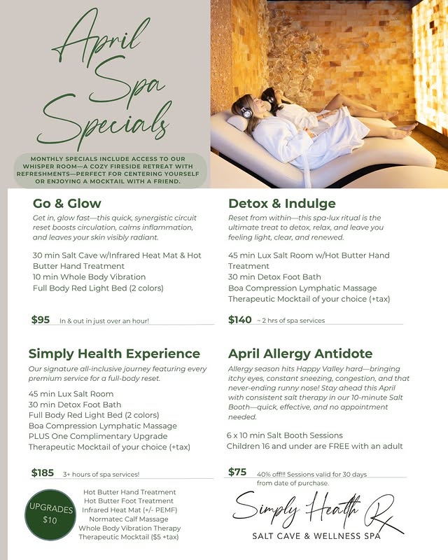 Photo by Simply Health Rx - State College Wellness Spa on April 03, 2026. May be an image of bed, poster, magazine and text.